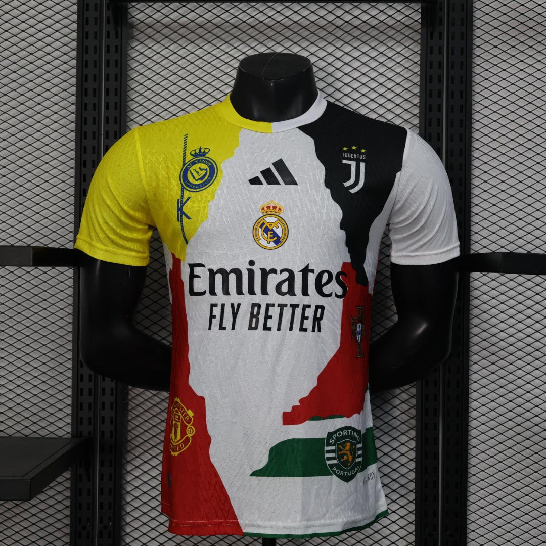 Cristiano Ronaldo Authentic Commemorative Edition Shirt 2025/26 – All Club Mix