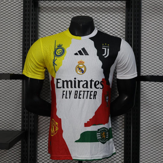 Cristiano Ronaldo Authentic Commemorative Edition Shirt 2025/26 – All Club Mix